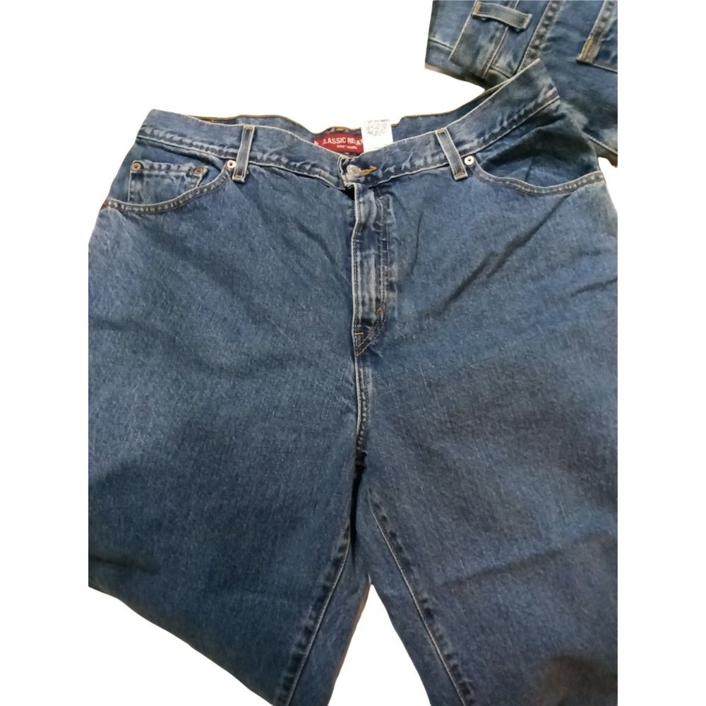 Levi's 550 Classic Relaxed Fit Tapered Leg Size 18 S Blue Women's Jeans